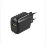 Musthavz Power Delivery Ladegerät 20 Watt mit USB-A und USB-C Anschluss schwarz sticky