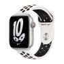 Apple Nike Sport Band Apple Watch 42mm / 44mm / 45mm / 49mm Summit Weiß / Schwarz sticky