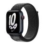 Apple Nike Sport Loop Apple Watch 38mm / 40mm / 41mm / 42mm Schwarz / Summit Weiß sticky