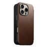 Nomad Modern Leather Folio iPhone 16 Pro Braun sticky