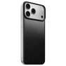 Nomad Magnetische Lederrückseite Horween MagSafe iPhone 18 Pro Max Schwarz sticky
