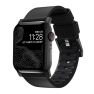 Nomad modern active Lederband Apple Watch 42mm / 44mm / 45mm / 49mm schwarz/schwarz sticky
