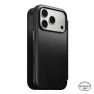 Nomad Modern Lederfolio Horween iPhone 18 Pro Schwarz sticky