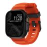 Nomad Rocky Point Band Apple Watch 42mm / 44mm / 45mm / 49mm Magma Connector Black sticky