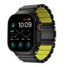Nomad Stratos Titanium Strap Apple Watch 44mm / 45mm / 46mm / 49mm Schwarz/Volt sticky