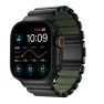 Nomad Stratos Titanium Strap Apple Watch 44mm / 45mm / 46mm / 49mm Schwarz/Forest sticky