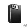 Nomad Traditionelles Lederfolio Horween iPhone Duo Schwarz sticky