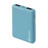 SBS eco-friendly powerbank 5,000 mAh blau sticky