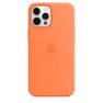 Apple Silikon MagSafe Case iPhone 12 Pro Max Kumquat sticky