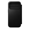 Nomad Moderne Leder Folio iPhone 17 Pro Schwarz sticky