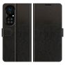Casecentive Magnetic Leather Wallet Case Huawei P50 Pro schwarz sticky