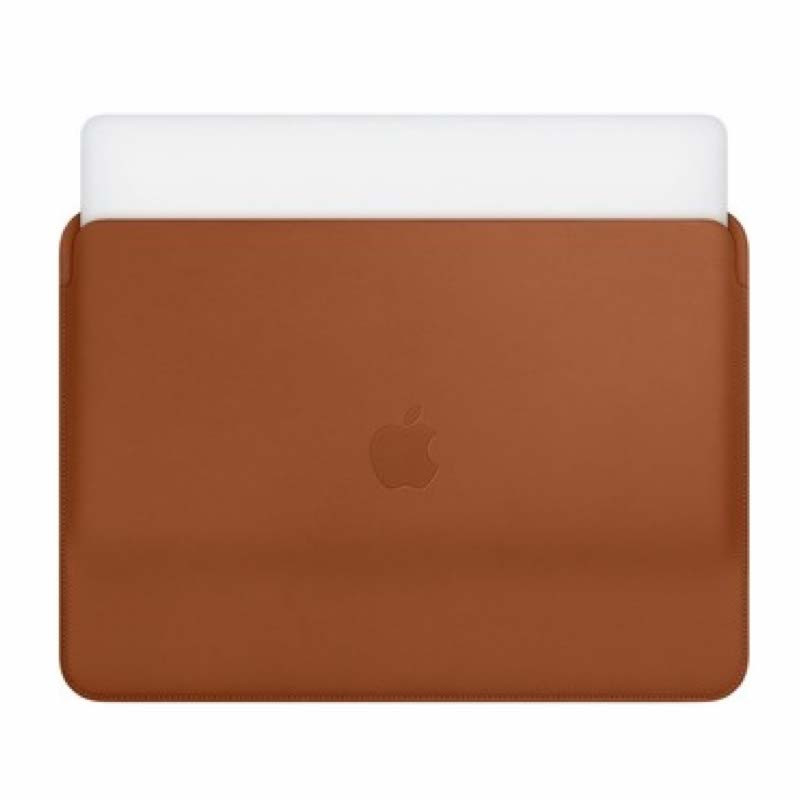Apple Lederhülle MacBook Pro 13 Zoll (2016 - 2022) Sattelbraun