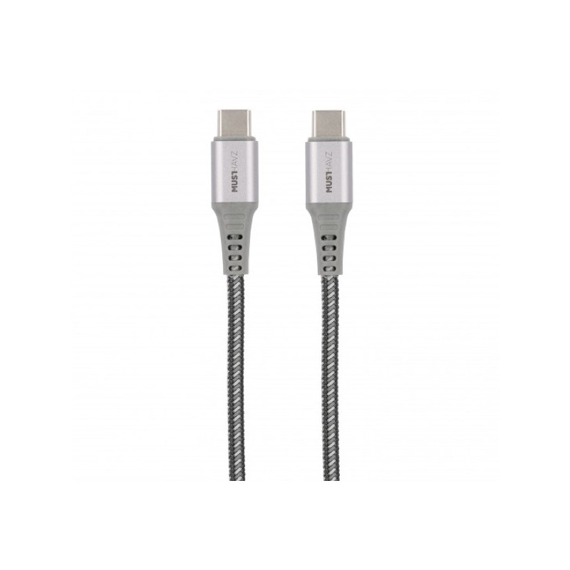 Musthavz USB-C 2.0 zu USB-C Nylon Kabel 1m
