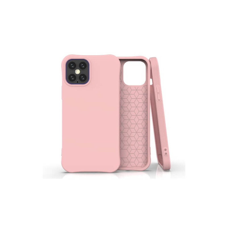 Rosa/Pink WE CARE nachhaltige Handyhülle für iPhone 12/12 Pro aus Biomaterial kein Plastik