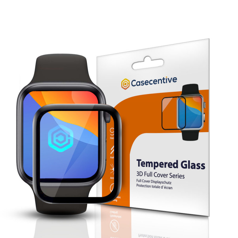 Casecentive 3D Full Cover Glas Displayschutzfolie Apple Watch 38mm