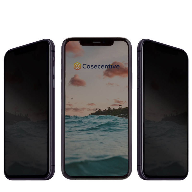 Casecentive Privacy Glass Screen Protector 3D Full Cover iPhone 11 Pro