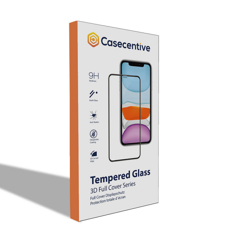 Casecentive Glass Screen Protector 3D Full Cover iPhone X / XS