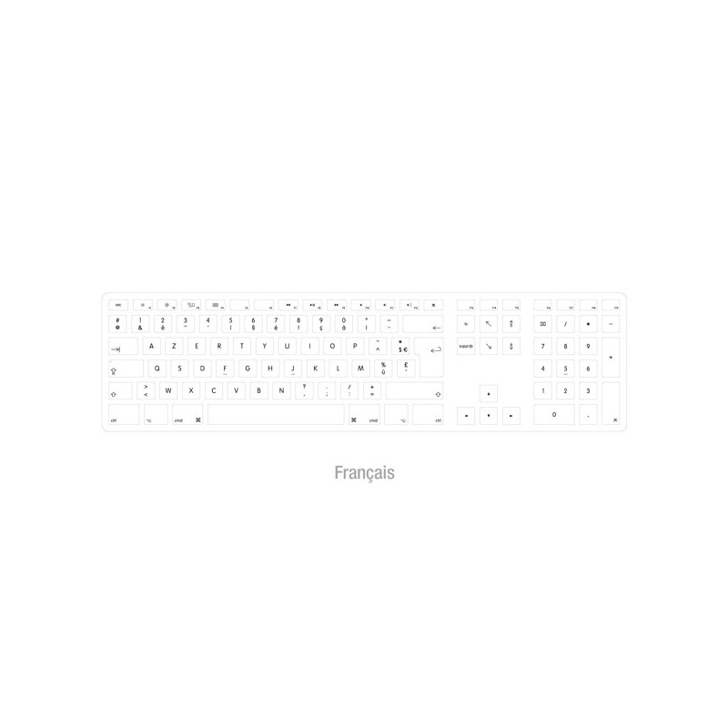 Matias Wired Keyboard AZERTY MacBook silber