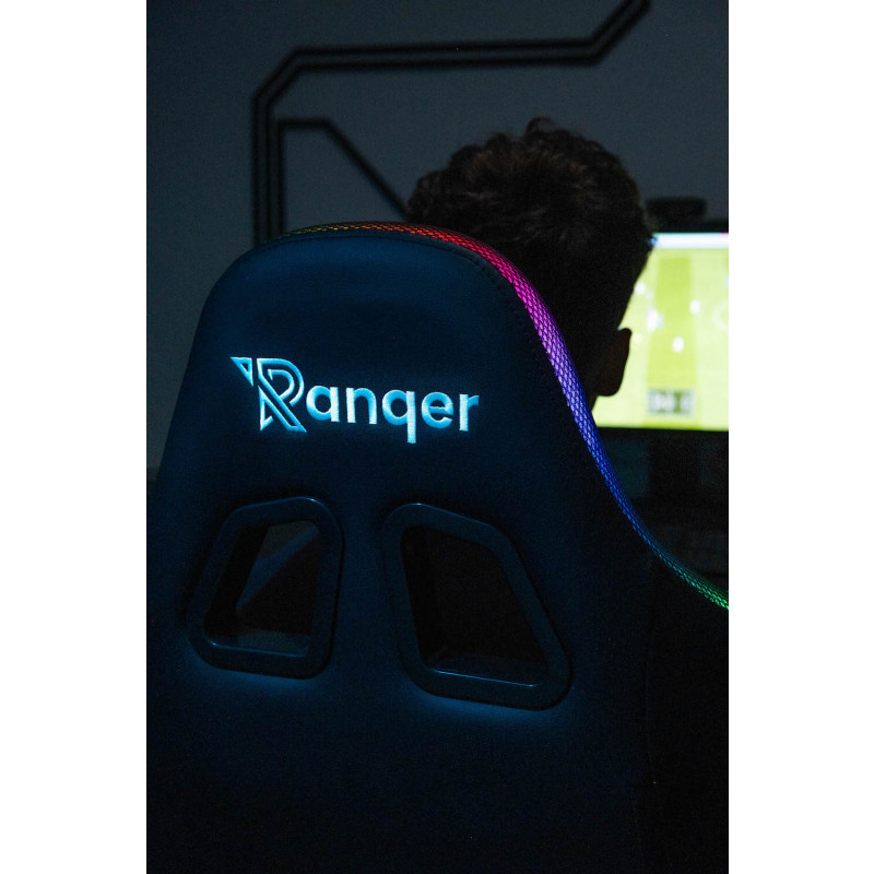 Ranqer Halo RGB / LED Gaming Stuhl schwarz