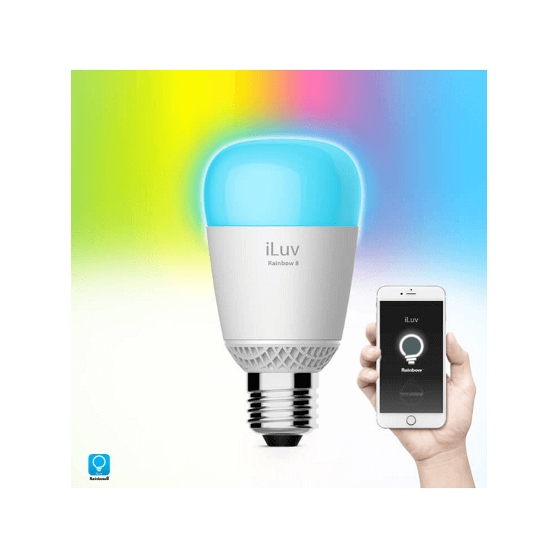 iLuv Rainbow8 WiFi Multicolor LED Light Bulb