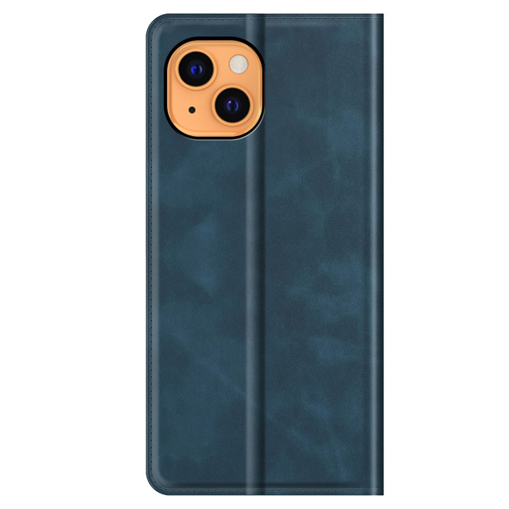 Casecentive Magnetic Leather Wallet Case iPhone 13 Mini blau