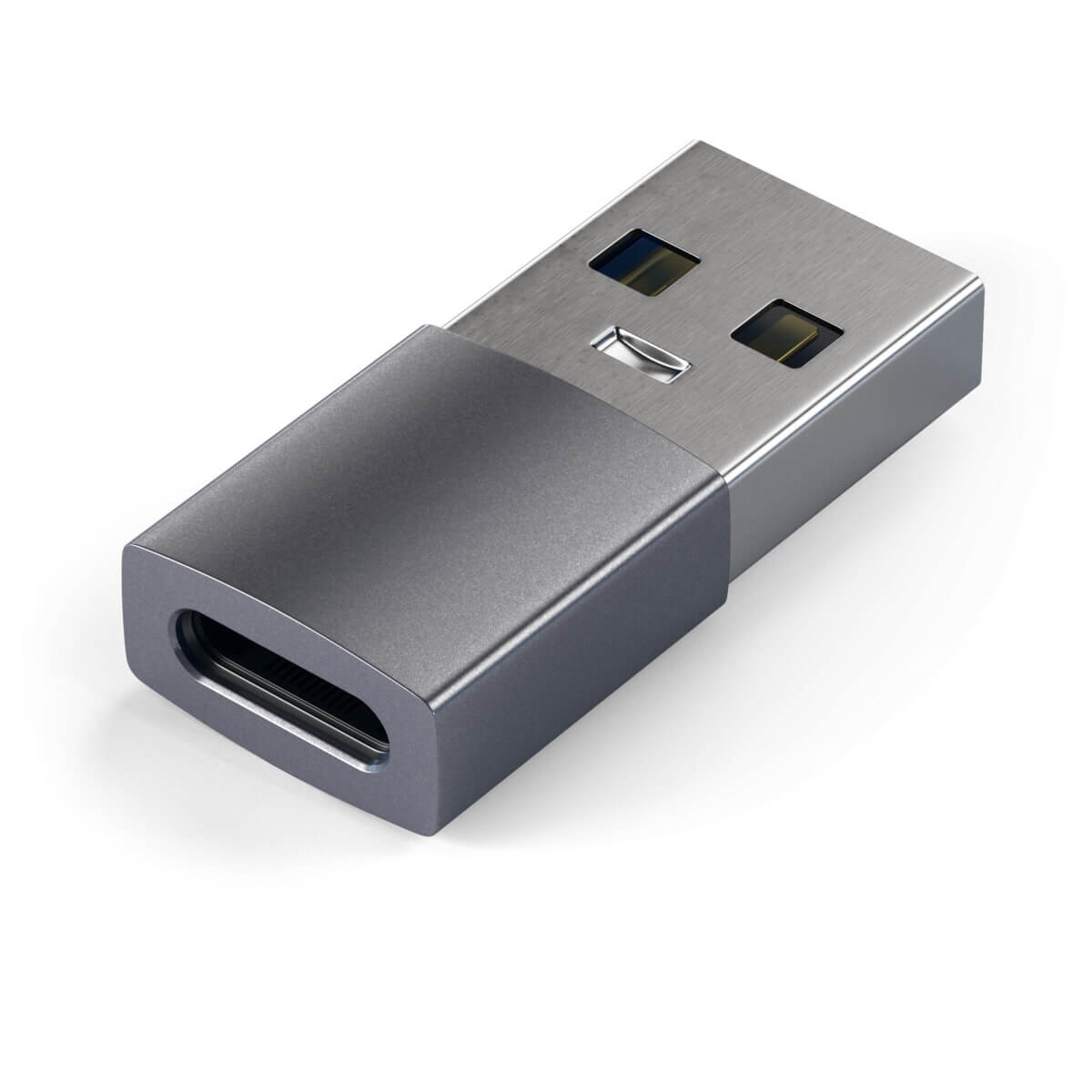 Satechi USB-A auf USB-C Adapter silber