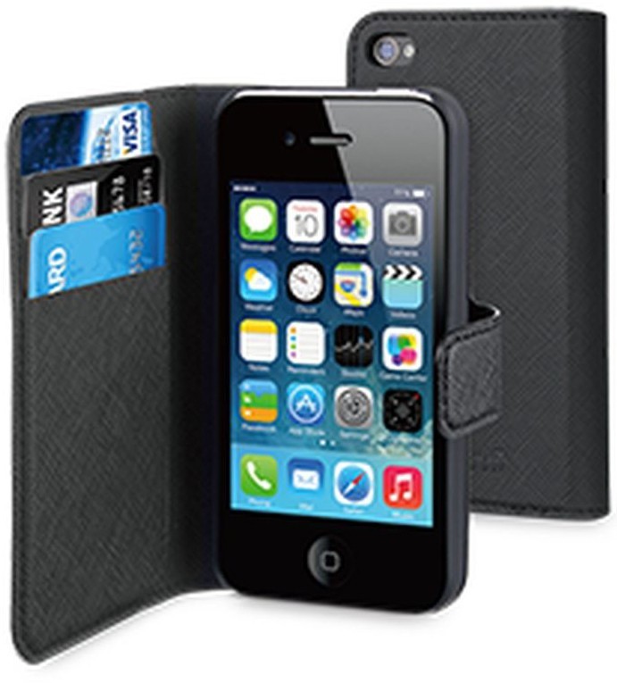 Muvit Wallet Case iPhone 4(S) schwarz