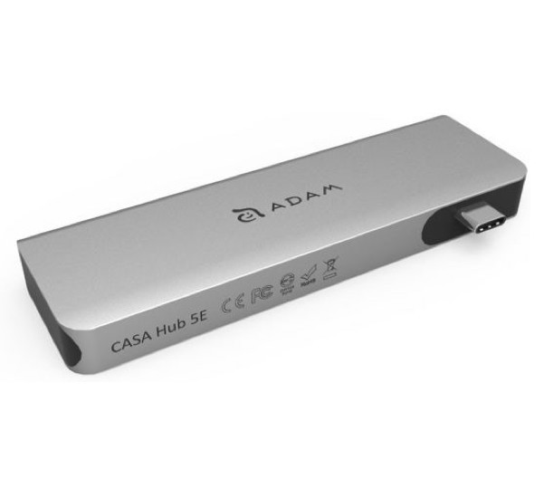 ADAM elements CASA Hub 5E USB-C 3.1 5 port Card Reader grau