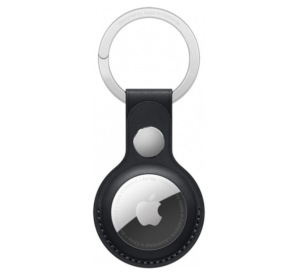 Apple AirTag Leder Schlüsselanhänger Midnight
