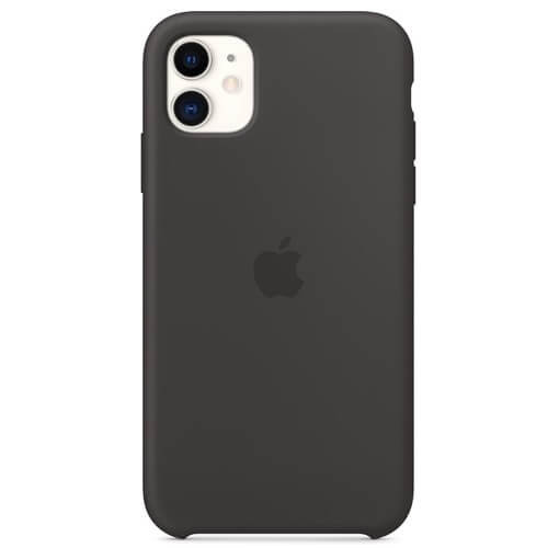 Apple Silikon Hülle iPhone 11 schwarz