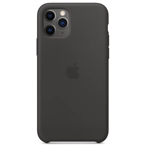 Apple Silikon Hülle iPhone 11 Pro Max schwarz