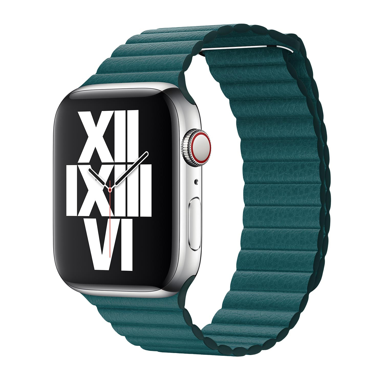 Apple Leather Loop Apple Watch Armband Large 42mm / 44mm / 45mm / 49mm Peacock