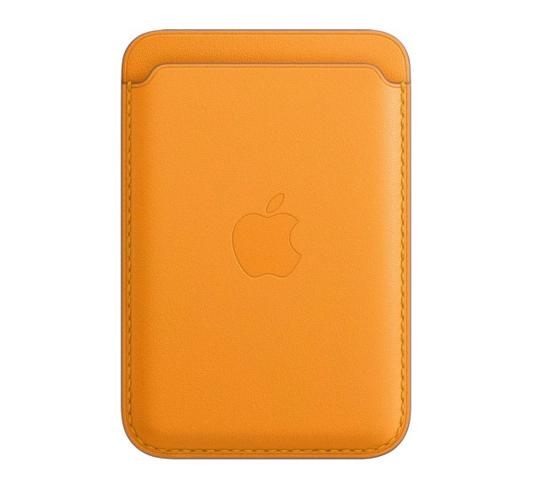 Apple Leder Kartenhalter MagSafe (1. Generation) für iPhone California Poppy