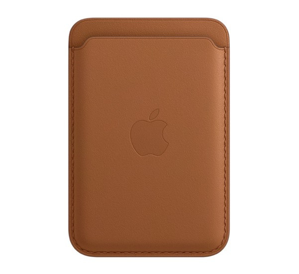 Apple Leder Kartenhalter MagSafe (1. Generation) für iPhone Saddle Brown