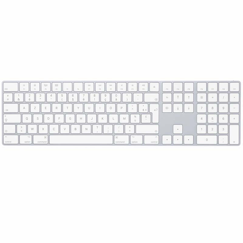 Apple Magic Keyboard mit Ziffernblock AZERTY Aluminium