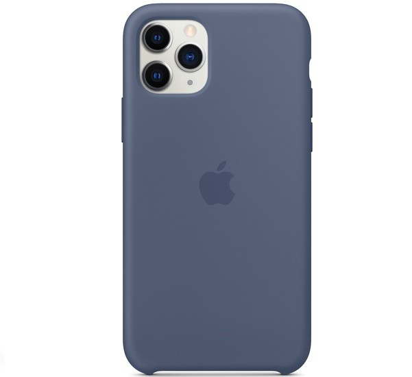 Apple Silikon Case iPhone 11 Pro Alaska Blau