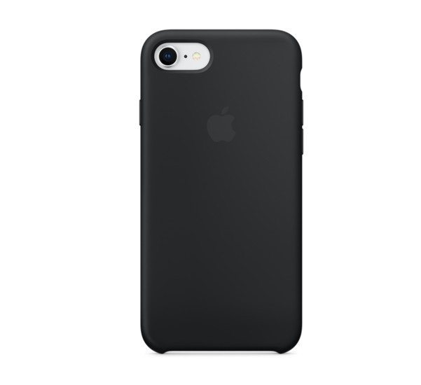 Apple silicone case iPhone 7 / 8 / SE 2020 Schwarz