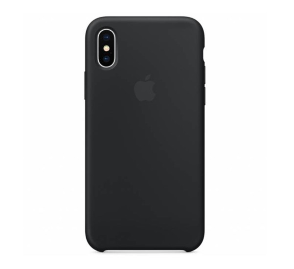 Apple Silikon Hülle iPhone X / XS schwarz