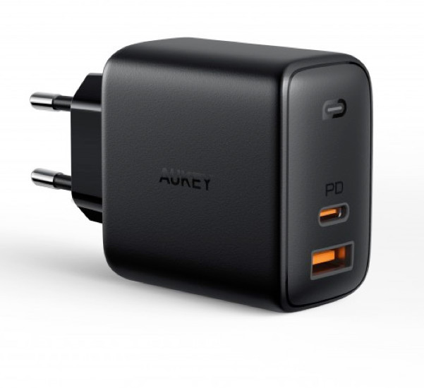 Aukey 2 Port quick charge Ladegerät 65W (USB A + USB C)
