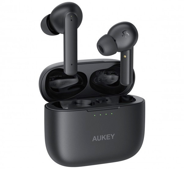 Aukey True Wireless Noise Canceling Bluetooth Kopfhörer In-Ear schwarz