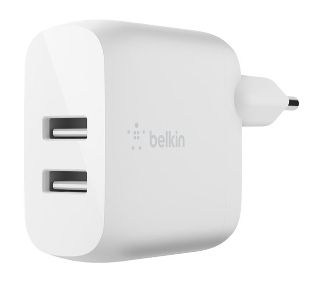 Belkin Boost Charge Dual USB-A Ladegerät 24W + Lighting Kabel