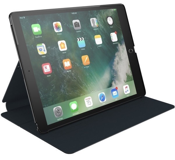 Speck Balance Folio Lederhülle iPad Air 1 / Air 2, iPad 2017 / 2018 schwarz 