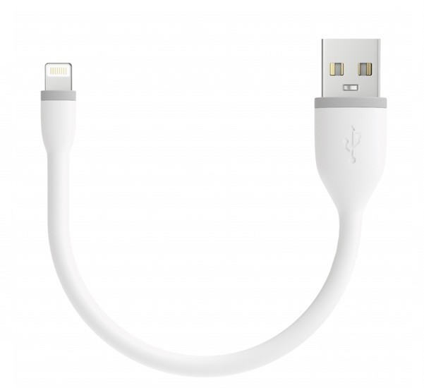 Satechi Flexible Lightning auf USB-Kabel weiß