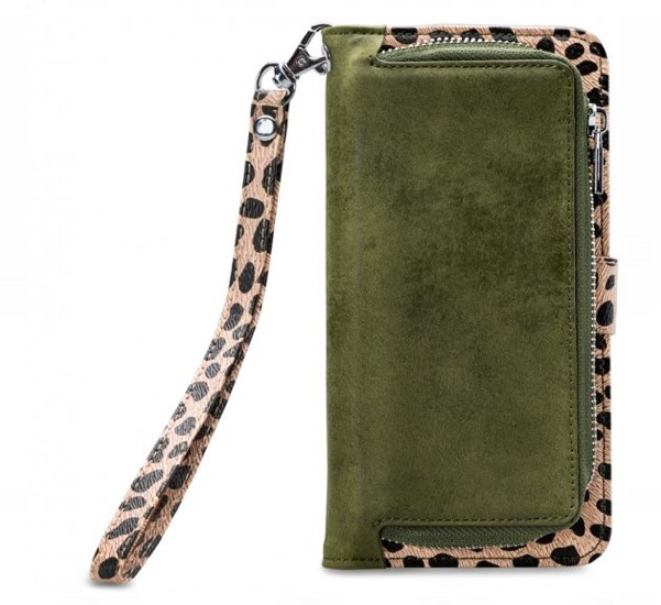Mobilize 2in1 Gelly Wallet Zipper Case iPhone 6/6S/7/8 Olive/Leopard 