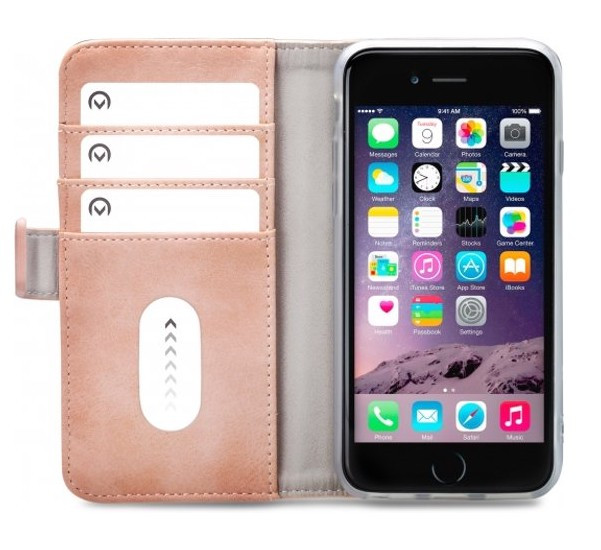 Mobilize Elite Gelly Wallet Book Hülle iPhone 6 / 6S / 7 / 8 rosa