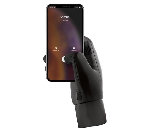 Mujjo Touchscreen Handschuhe (M) schwarz