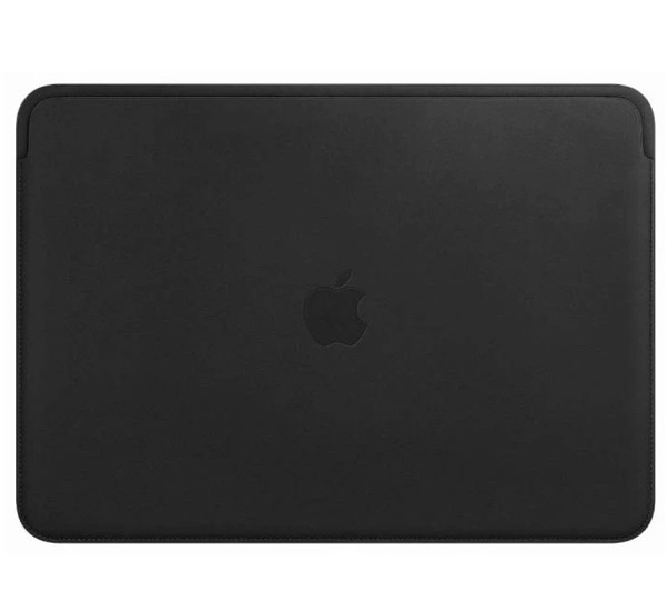 Apple Lederhülle MacBook Pro 13 Zoll (2016 - 2022) Schwarz