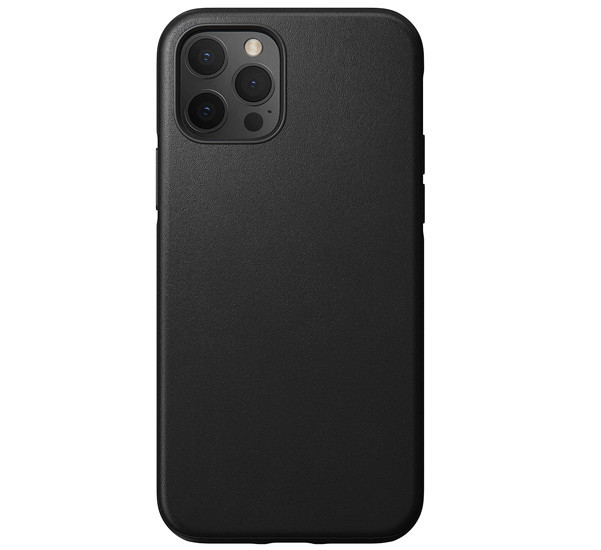 Nomad Rugged Leather Case iPhone 12 Pro Max Schwarz