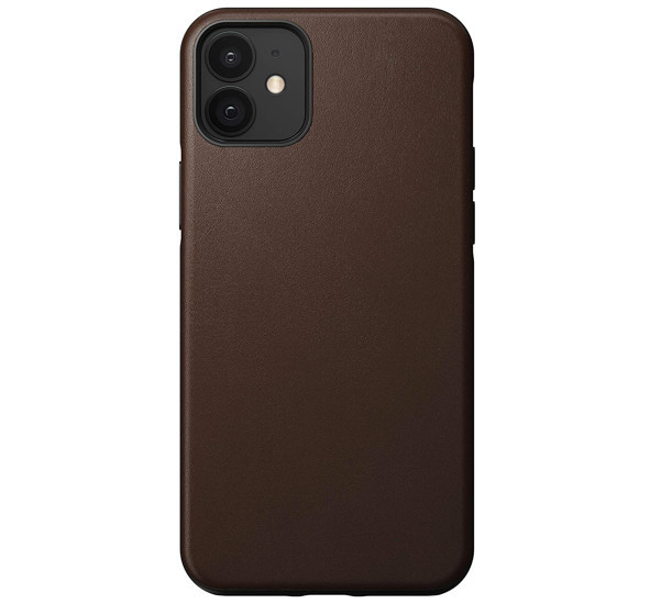 Nomad Rugged Leather Case iPhone 12 Mini Braun