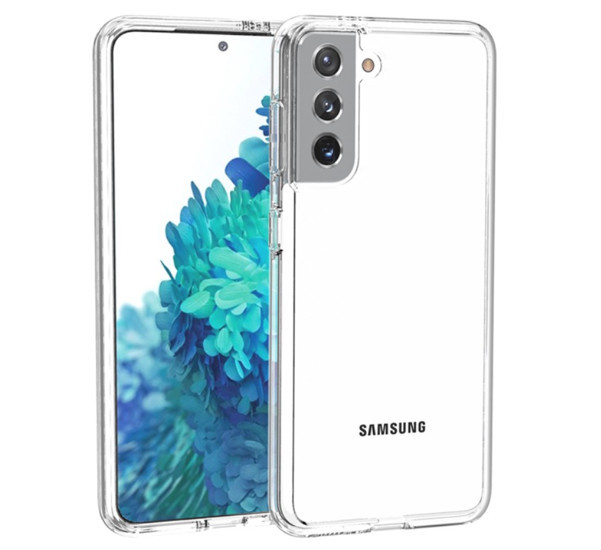 Casecentive Shockproof Case Samsung Galaxy S21 Transparant